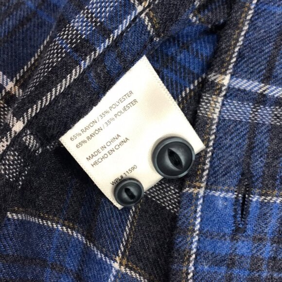 Weatherproof Plaid Print Regular Fit Flannel Shirt - Picture 5 of 5